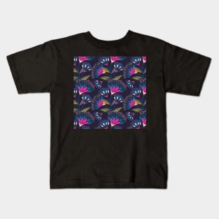 abstract flowers Kids T-Shirt